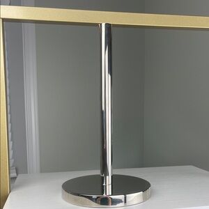 CB2 Modern Chrome Paper Towel Holder | Sleek Minimal Kitchen Decor